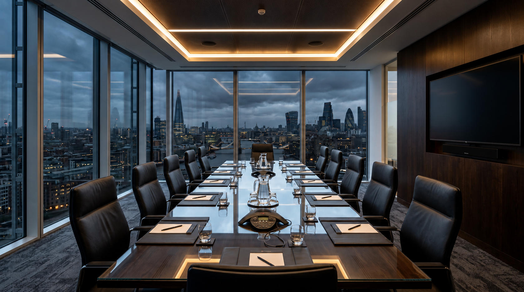 Vanev Capital Philosophy Boardroom